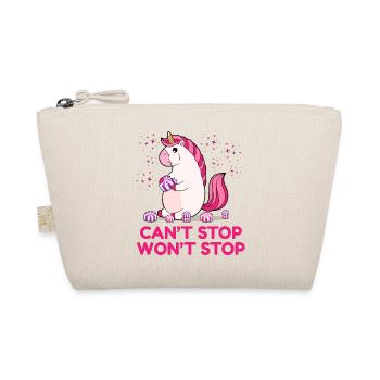 Can not Stop Will not Stop - Organic Pouch - nature - Front