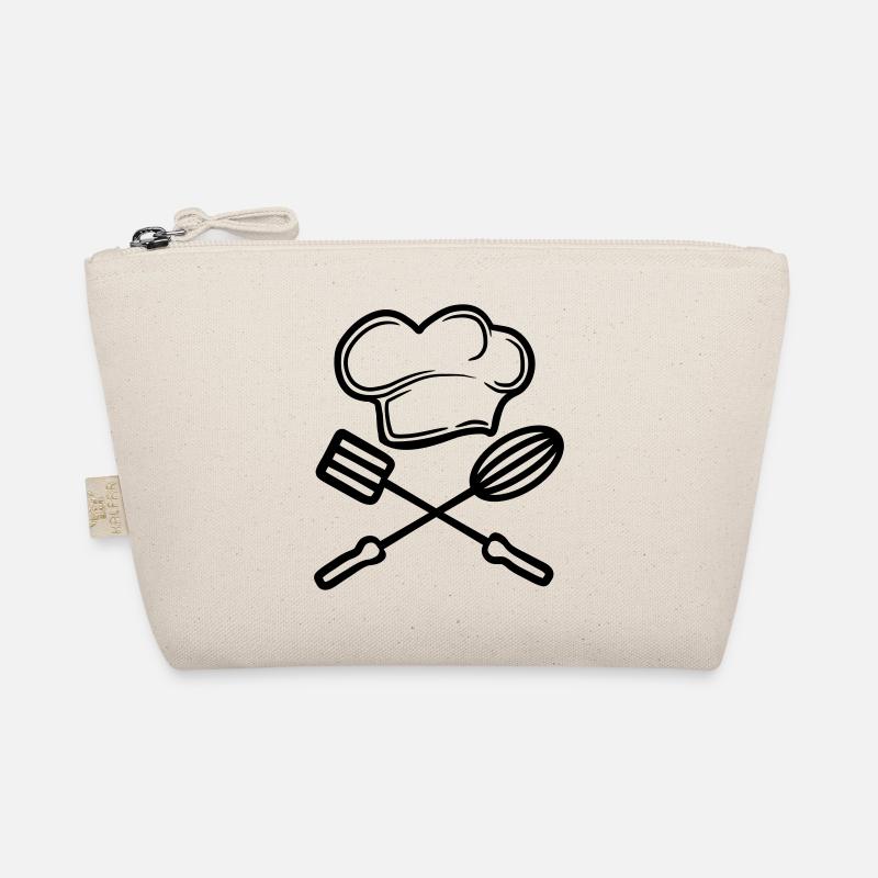 stirrer turner 2 emblem chef hat hat chef ko Organic Pouch