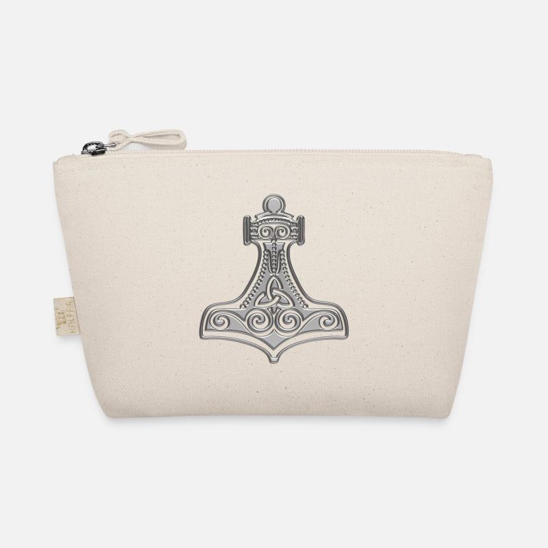 Thors Hammer, Mjolnir, Asgard, Donner Gott Organic Pouch