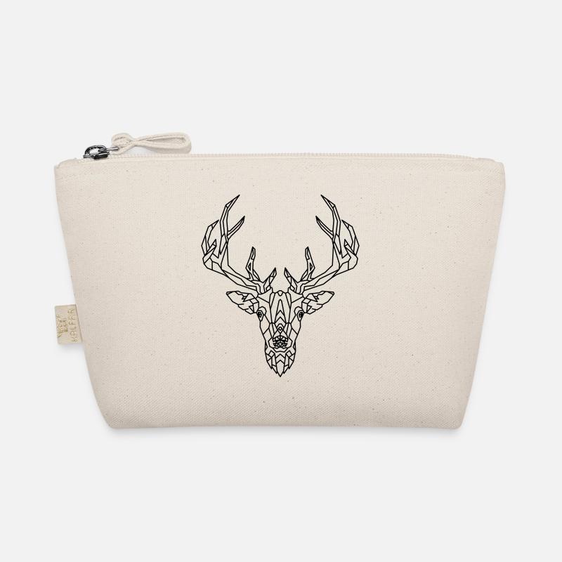 Deer geometric Organic Pouch
