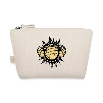 volleyball ball logo go assos tampon1 - Organic Pouch - nature - Front