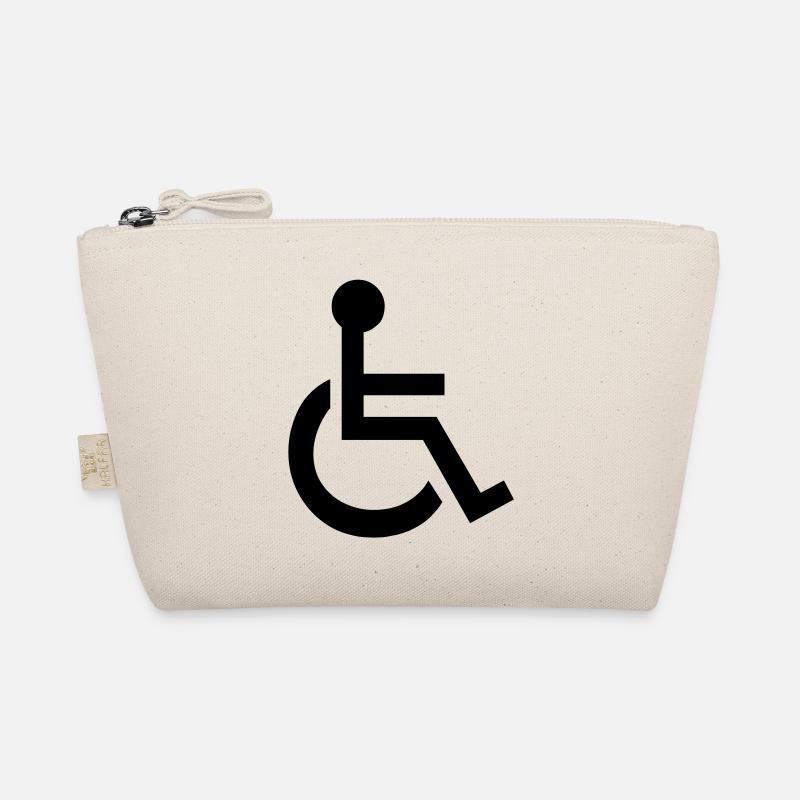 Handicapés symbole de fauteuil roulant - Trousse biologique - nature