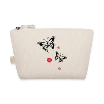 Butterflies Flowers Flowers Insects Summer - Organic Pouch - nature - Front