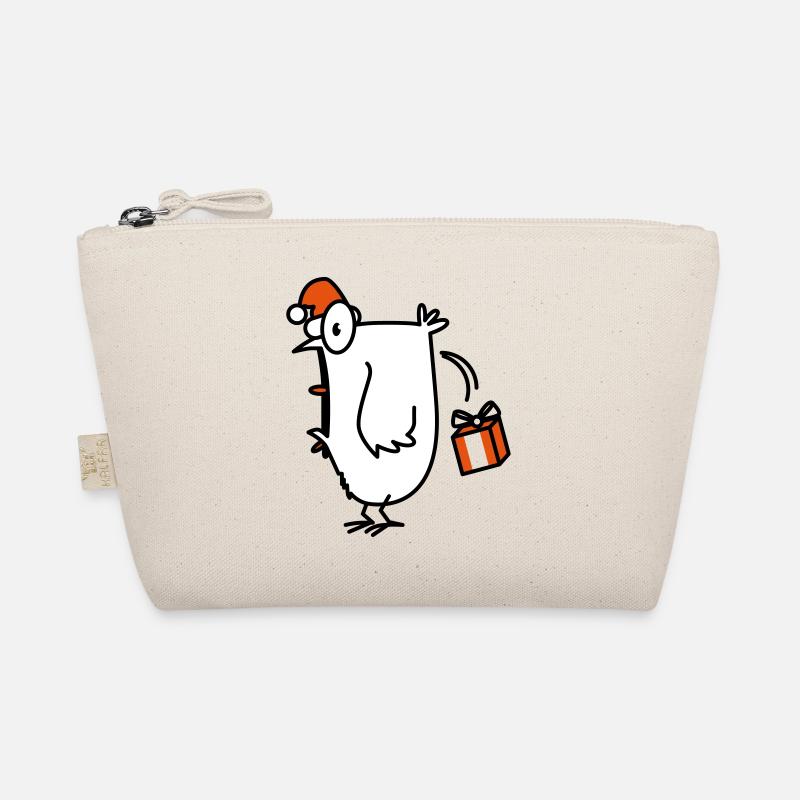 christmas chick crazy chicken Organic Pouch