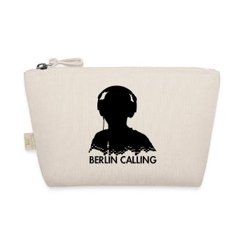 Berlin Calling Silhouette Shirts - Bio-Täschchen - Natur - Vorne