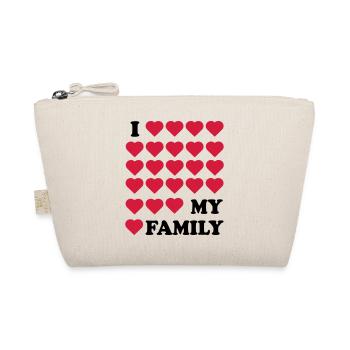 Familie - Bio-Täschchen - Natur - Vorne
