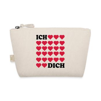 I love you - Organic Pouch - nature - Front