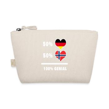 Germany and Norway Genial / Gift - Organic Pouch - nature - Front
