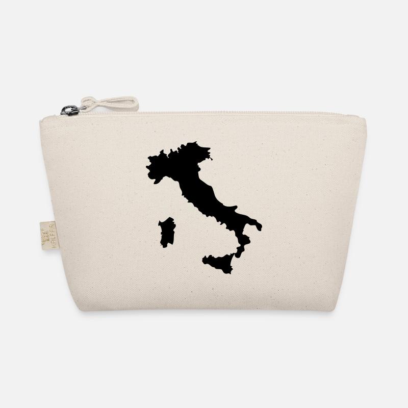 Italy Map Map Organic Pouch