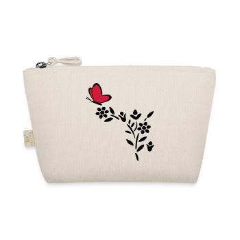 Plant Butterfly Heart - Organic Pouch - nature - Front