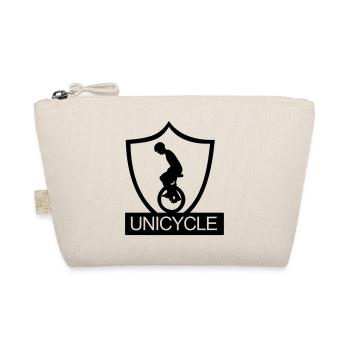 Unicycle, Downhill, A, wheel, unicycle rider,bike - Organic Pouch - nature - Front