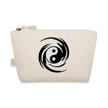 Yin Yang Swirl - Organic Pouch - nature - Front