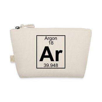Periodic table element 18 - Ar (argon) - BIG - Trousse biologique - nature - Devant