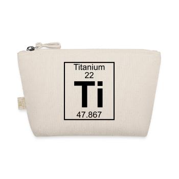 Periodic table element 22 - Ti (titanium) - BIG - Trousse biologique - nature - Devant