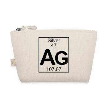 Silver (Ag) (element 47) - Organic Pouch - nature - Front