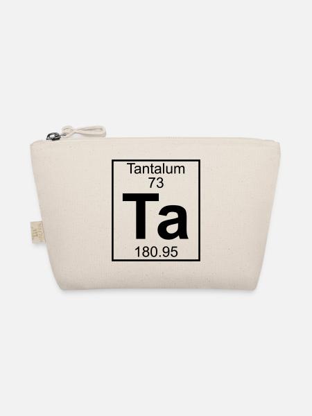 Tantalum (Ta) (element 73) - Organic Pouch - nature - Front