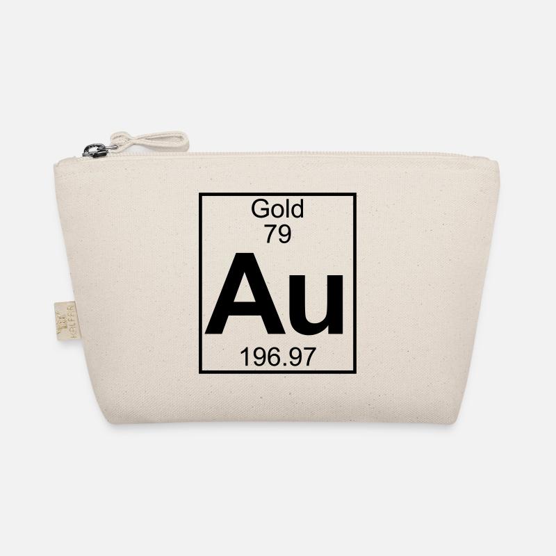 Element 079 - Au (gold) - Full - Bio-Täschchen - Natur