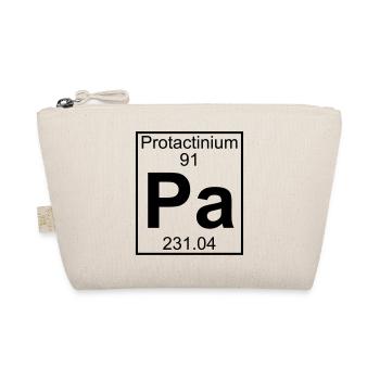 Protactinium (Pa) (element 91) - Organic Pouch - nature - Front