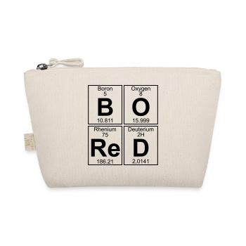 B-O-Re-D (bored) - Bio-Täschchen - Natur - Vorne