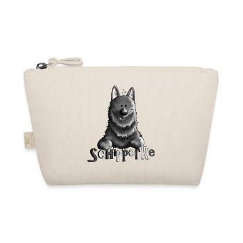Happy Schipperke - Dog - Dogs - Organic Pouch - nature - Front