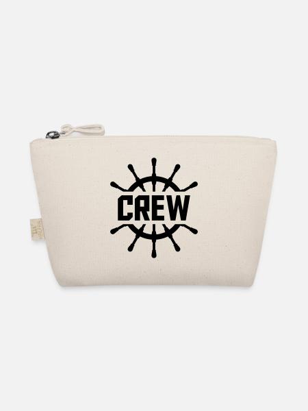 Crew Steuerrad Logo - Bio-Täschchen - Natur - Vorne