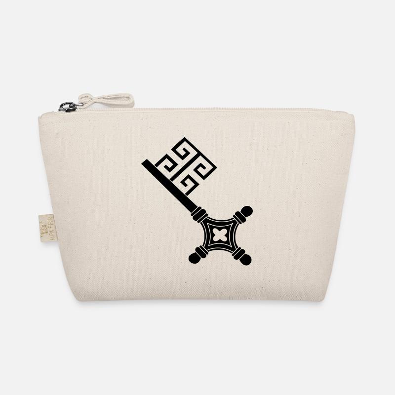 vintage bremen key vector drawing keys Organic Pouch