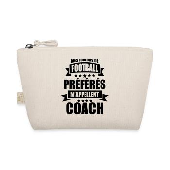 mes joueurs de football préférés m'appellent coach - Trousse biologique - nature - Devant