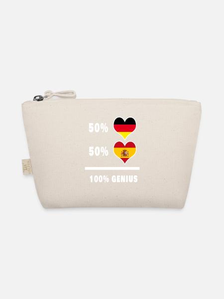 Deutschland und Spanien Genial / Geschenk - Bio-Täschchen - Natur