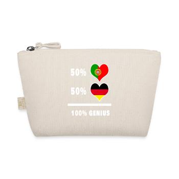 Germany and Portugal Genial / Gift - Organic Pouch - nature - Front