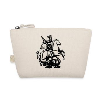 Knight Saint George slaying the dragon - Organic Pouch - nature - Front