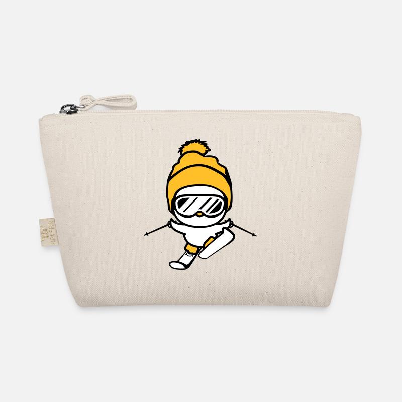 ski poussin hiver oiseau amusement petit doux n Trousse biologique