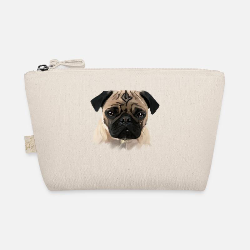 Mops - Bio-Täschchen - Natur