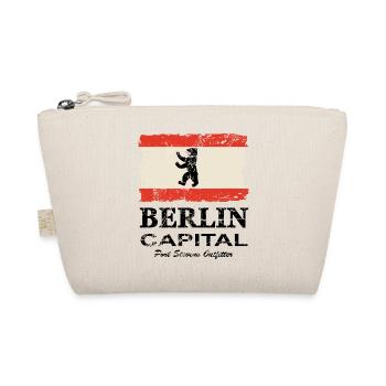 Berlin Vintage Flag - Organic Pouch - nature - Front