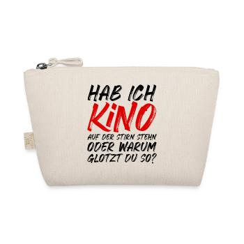 Kino auf der Stirn stehn oder warum glotzt du so? - Bio-Täschchen - Natur - Vorne