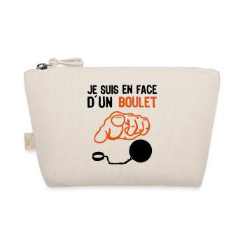 je suis face boulet insulte doigt pointe - Trousse biologique - nature - Devant