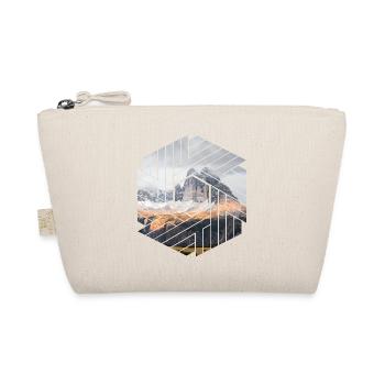 Three Peaks Dolomites hexagon - Organic Pouch - nature - Front