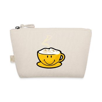 Smiley Capuccino - Trousse biologique - nature - Devant
