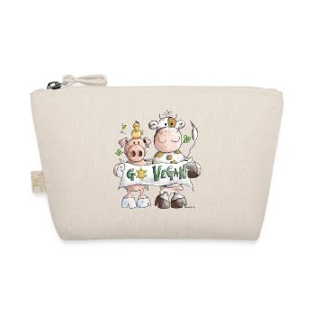 Go Vegan - Organic Pouch - nature - Front