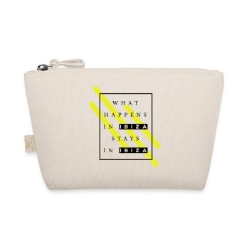 WHAT HAPPENS IN IBIZA STAYS IN IBIZA - Organic Pouch - nature - Front