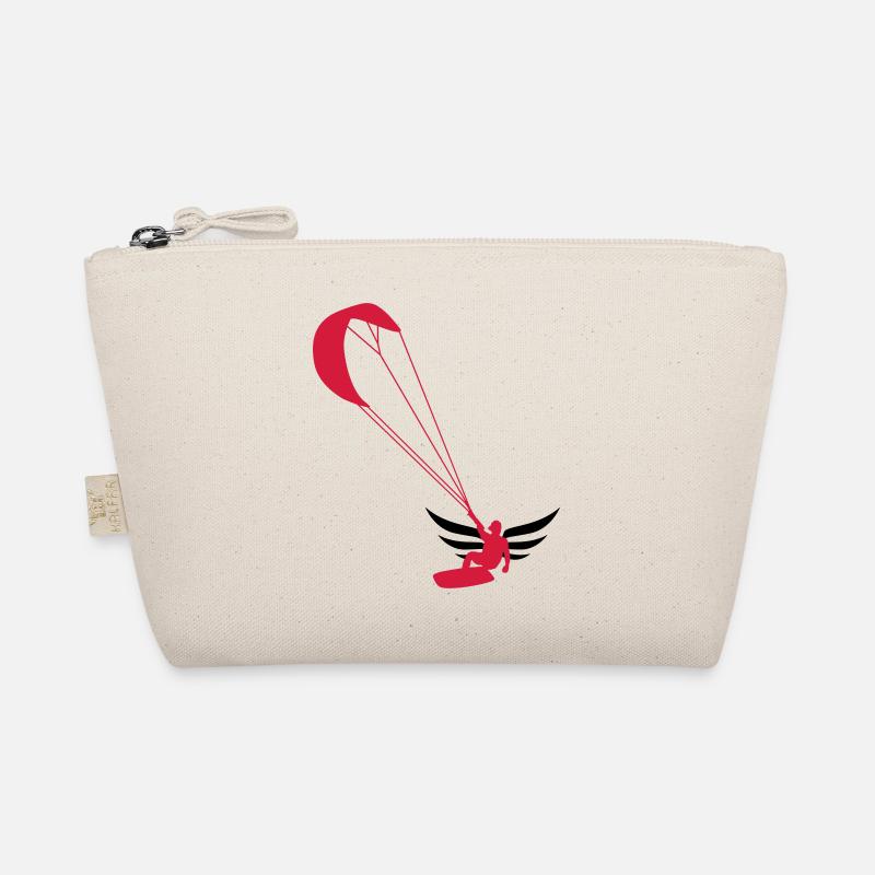 Kitesurfen / Kitesurfer / Kiteboarden / Kitesurf Bio-Täschchen