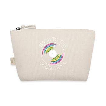 retro vinyl records turntables turntable icon - Organic Pouch - nature - Front