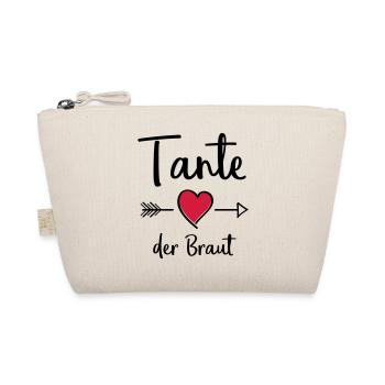 tante der braut - Bio-Täschchen - Natur - Vorne