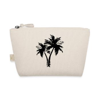 palm trees design - Bio-Täschchen - Natur - Vorne