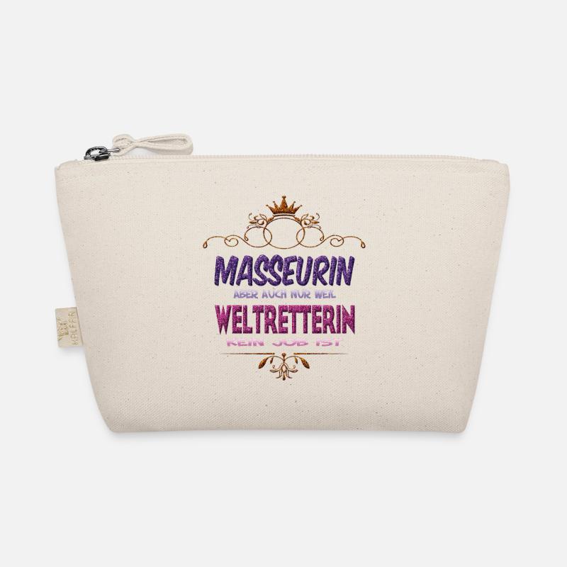 Masseurin Weltretterin - Bio-Täschchen - Natur