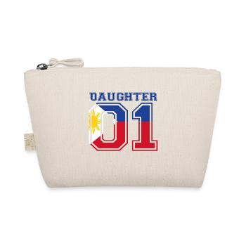Daughter Tochter queen 01 Philippinen - Bio-Täschchen - Natur - Vorne