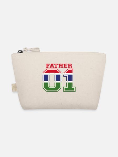 Father vater papa 01 queen Gambia - Bio-Täschchen - Natur