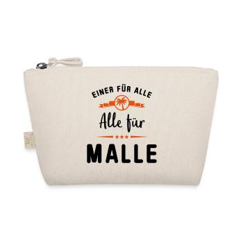 malle einer für alle - Bio-Täschchen - Natur - Vorne