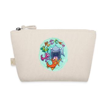 Big fish eat little fish and vice versa - Organic Pouch - nature - Front