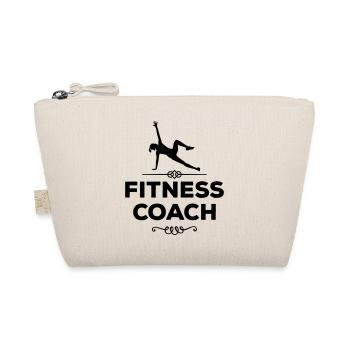 fitness girl coach - Bio-Täschchen - Natur - Vorne
