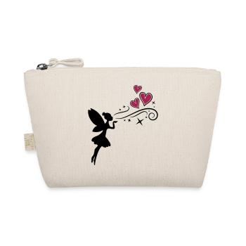 fairy fee hearts - Bio-Täschchen - Natur - Vorne